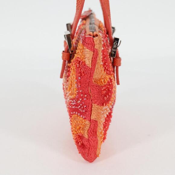 FENDI Hand Bag Beads Red - Picture 3 of 12